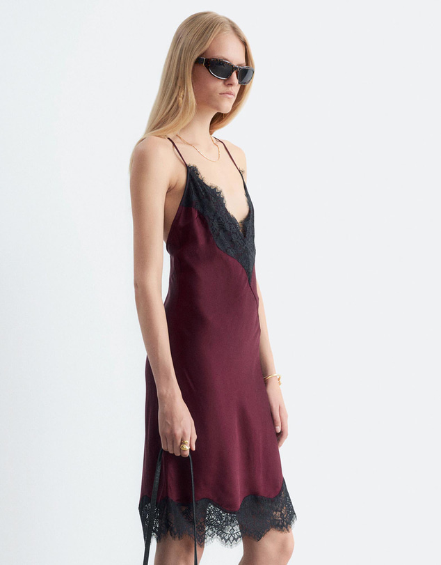 & Other Stories - Lace Trim Slip Dress
