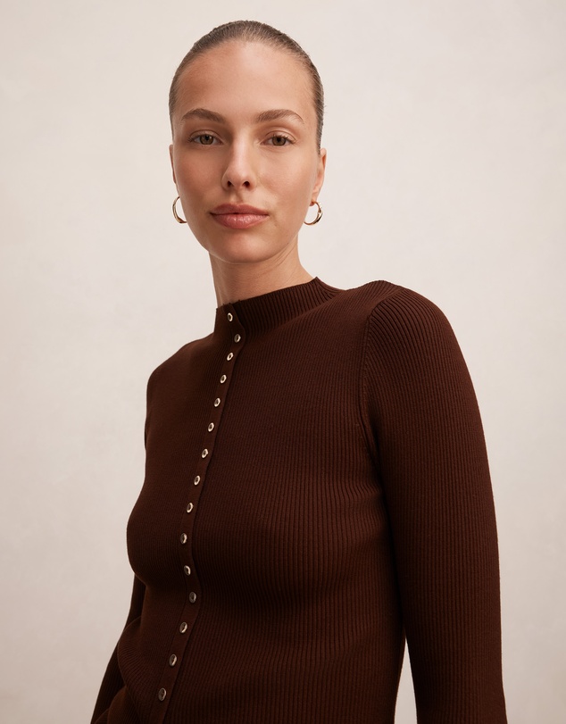 Forever New - Francis Button Detail Top