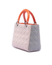 Pre-Loved by Azura Reborn - Pre-Loved Medium Tricolor Lambskin Cannage Lady Dior