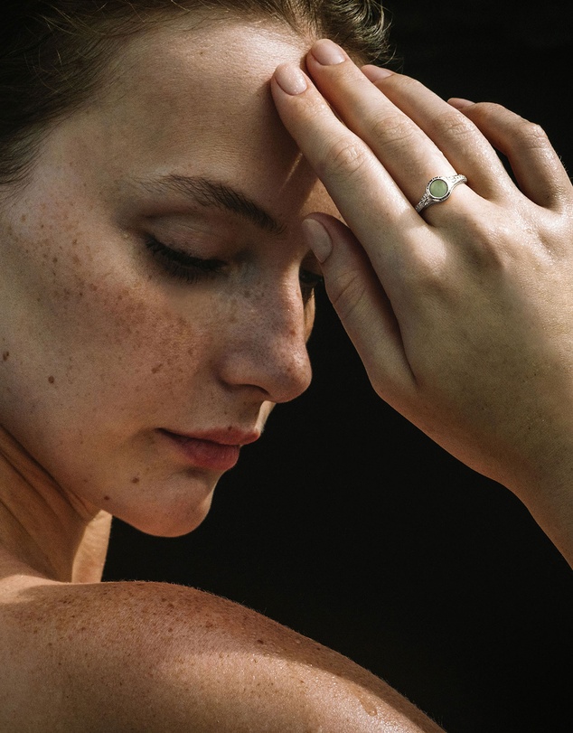 Haze & Glory - Botanical Jade Ring