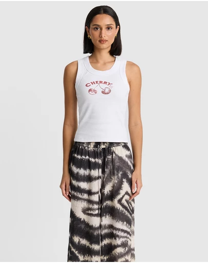 MAKU - Cherry Rib Tank