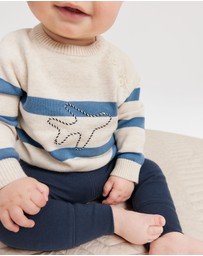 Country Road - Organically Grown Cotton Fold-over Soft Pant