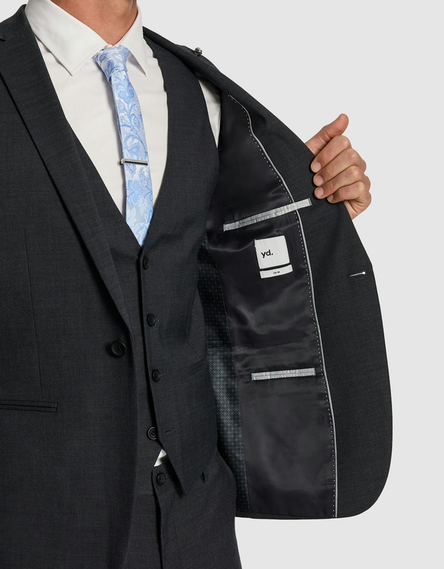 yd. - Lukey Skinny Stretch Suit Jacket