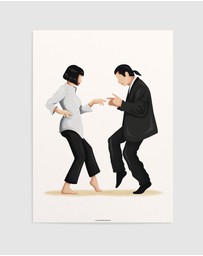 Olive et Oriel - Pulp Fiction Twist Dance I Art Print