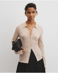 Country Road - Merino Long Sleeve Knit Shirt