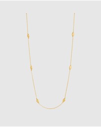Najo - Volare Yellow Gold Necklace (45cm+ext)