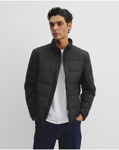 Country Road - Quilted Funnel Neck Jacket