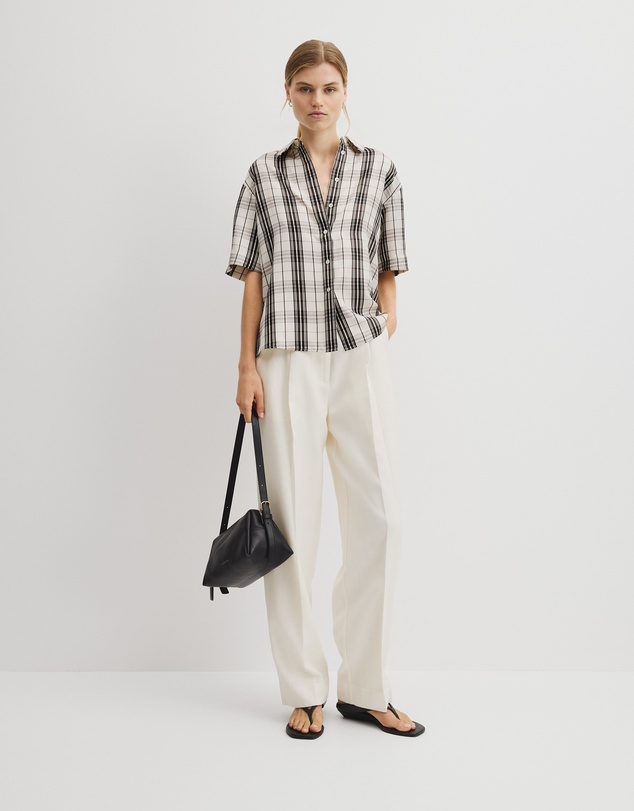 Country Road - Washable Silk Check Shirt