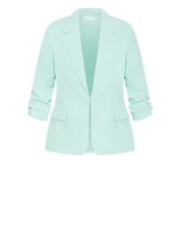 City Chic - Plus size Abbie Blazer - spearmint