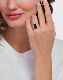 THOMAS SABO - Ring with black Goldbear and zirconia