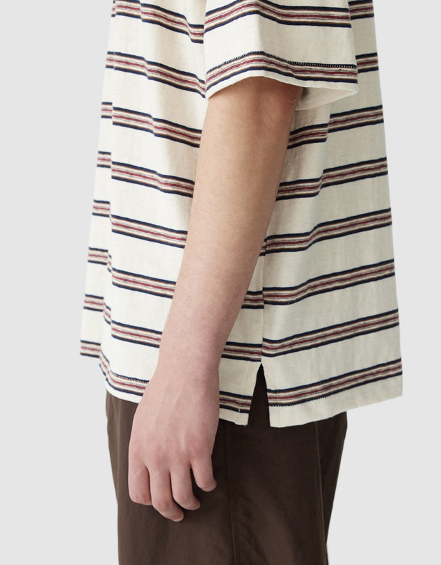 Bassike - Stripe Boxy T-Shirt