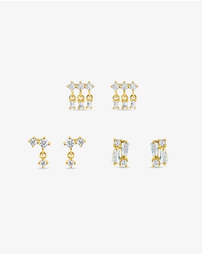 Jackie Mack - Lyra Constellation Barbell Studs Set