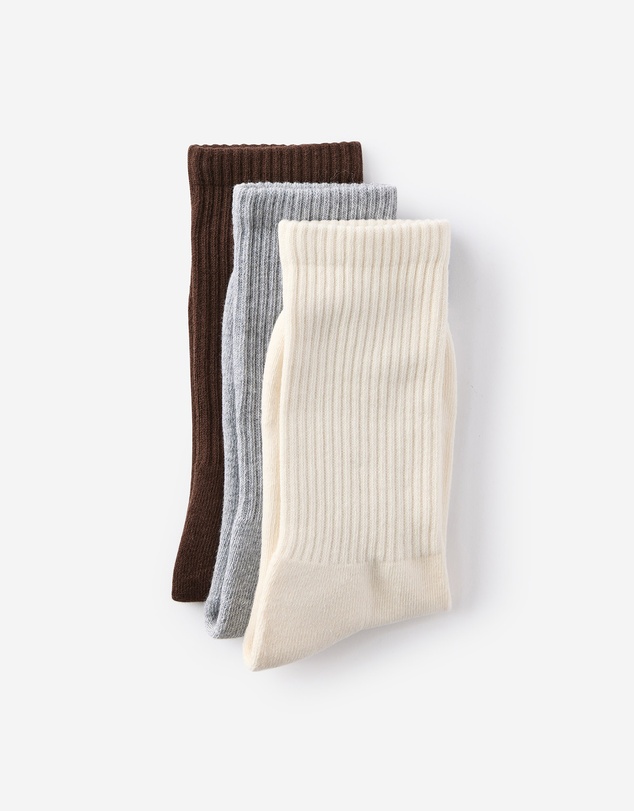 Cotton On - 3 Pack Essential Crew Socks