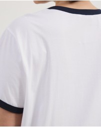 Atmos&Here Curvy - SS Ringer T-Shirt