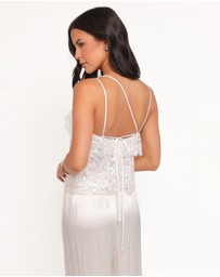 Petal & Pup - Zinnia Sequins Sleeveless Top - Ivory