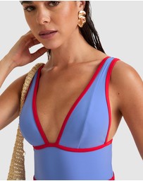 TALA - Contrast Plunge Swimsuit