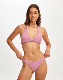 Cotton On Body - Dip Front High Side Brazilian Bikini Bottoms