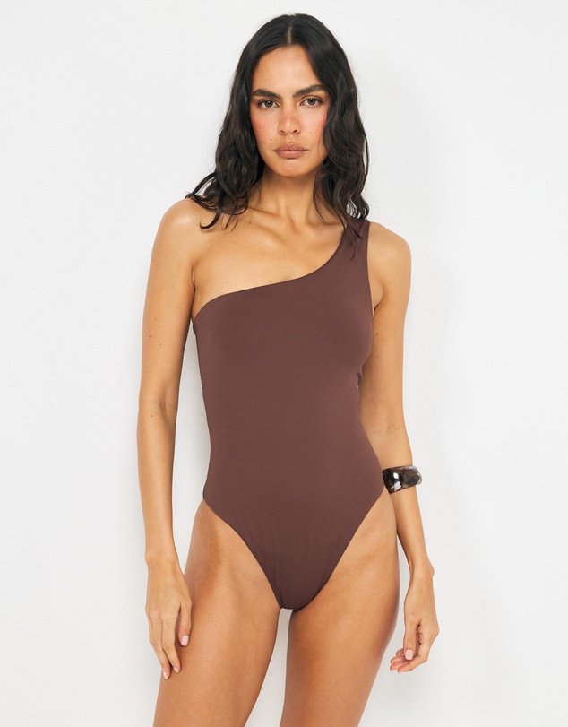AERE - Uluwatu One Shoulder Swimsuit