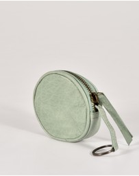 Cobb & Co - Creswell Leather Woven Coin Purse
