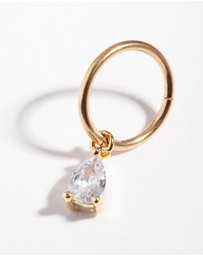Lovisa - Surgical Steel Gold Pear Belly Ring