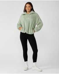 Lorna Jane - Everyday Teddy Quarter Zip Sweater