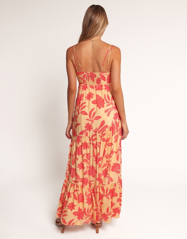 Petal & Pup - Forbes Maxi Dress - Red Floral