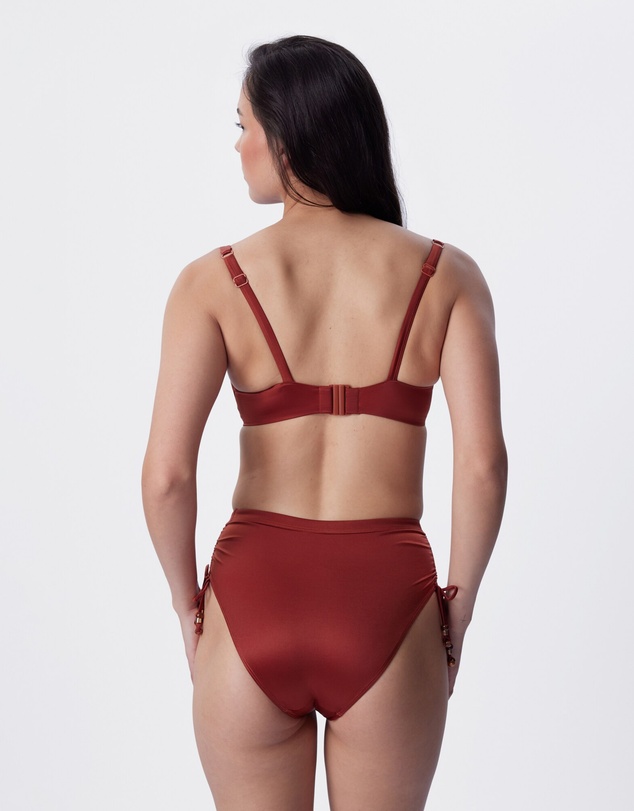 Bras N Things - Corsica Full Cup Balconette Bra - Rust