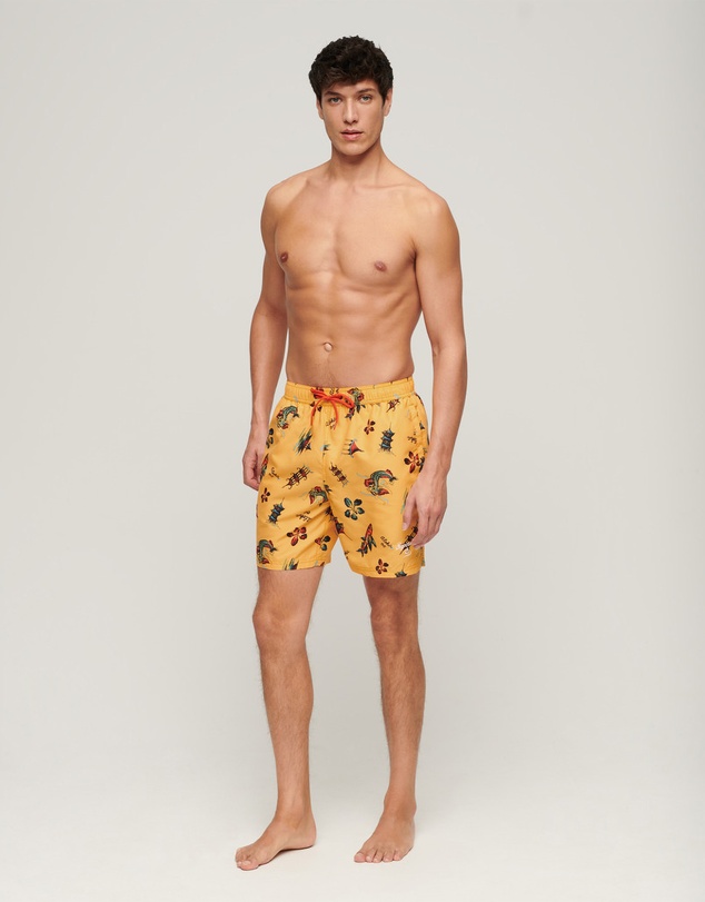 Superdry - Hawaiian Print Swim Shorts