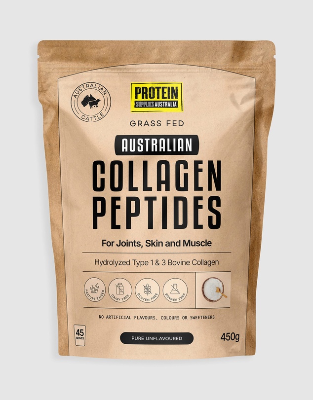 Protein Supplies Australia - Unflavoured Pure Australian Collagen Peptides - 450g