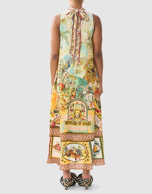 Camilla - High Neck Dress with Back Neck