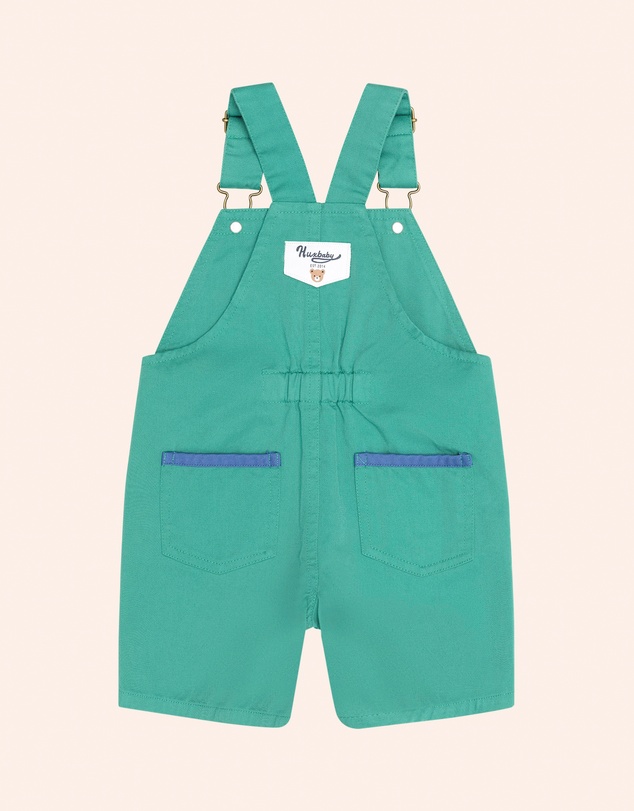 Huxbaby - Vintage Green Hux Shortall - Babies-Kids
