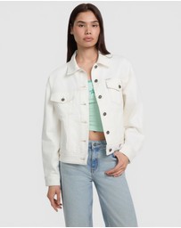 GUESS - GUESS JEANS Eco Oversize Trucker Jacket