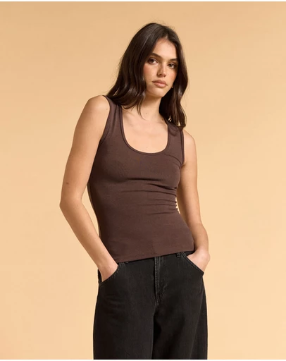 MVN - Soft Scoop Neck Top