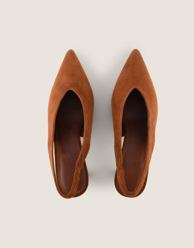 Shelly Shen - Evie High Heels Tan Suede
