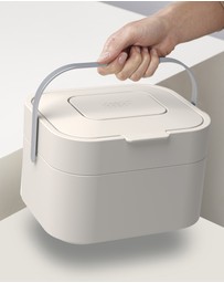 Joseph Joseph - Stack 4L Food Waste Caddy with Odour Filter (Stone)