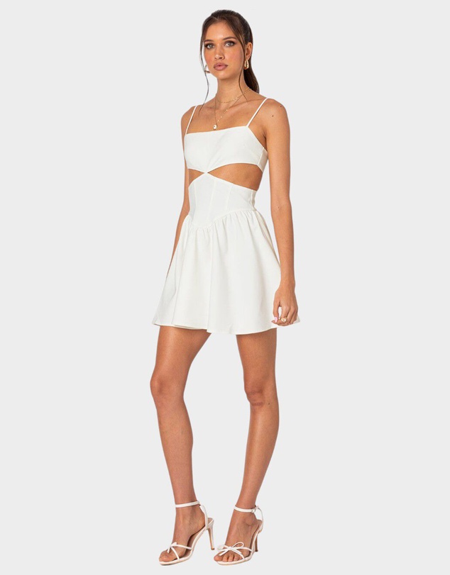 EDIKTED - Ari Cut Out Corset Mini Dress