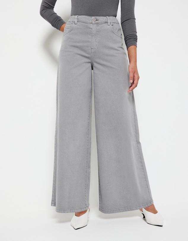 Commonry - Elasticated Wide Leg Jean