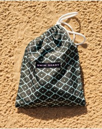 Swim Shady - Evergreen Diamond Swim Shorts