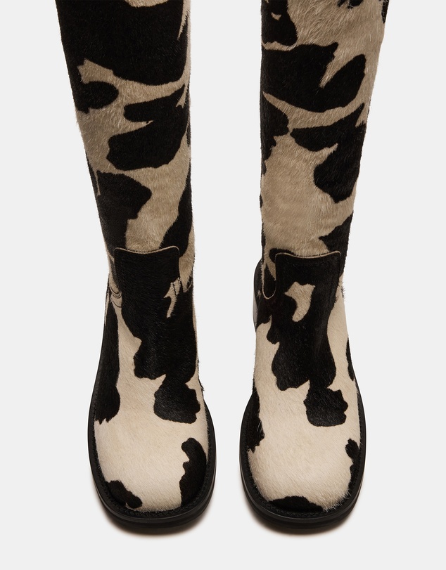 Steve Madden - Riggs-H Black/White Boots