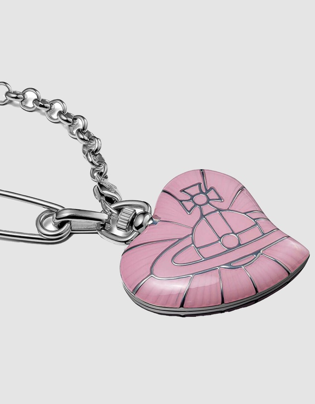 Vivienne Westwood - Vivienne Westwood Heart Pendant 32mm Pink Watch