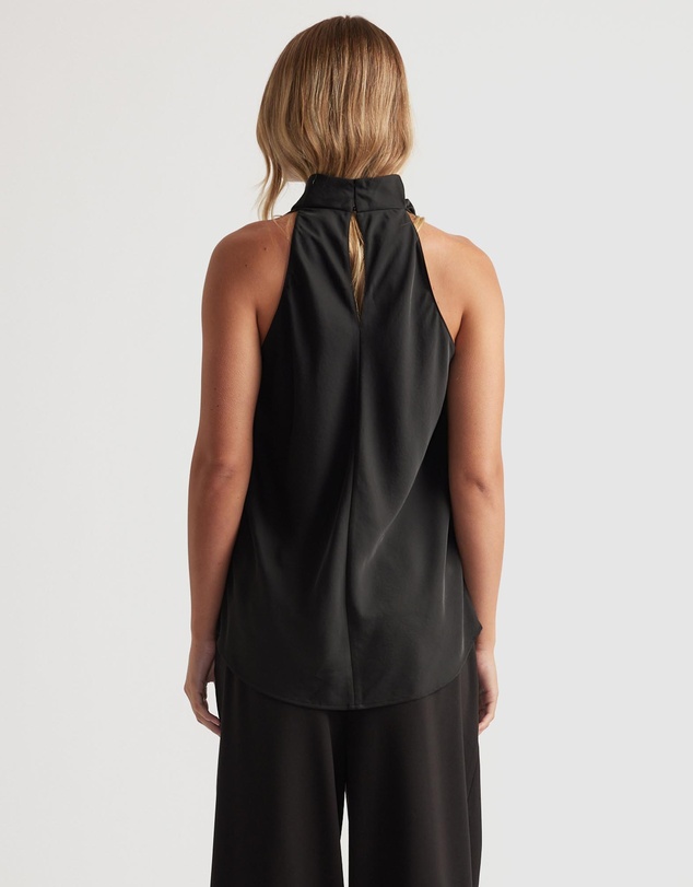 Decjuba - Holly Cowl Neck Halter Top