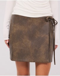 Calli - Esme PU Mini Skirt