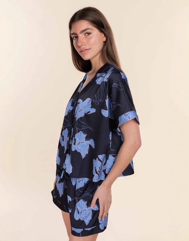 Gingerlilly - Freya Recycled Silky Satin Short Set