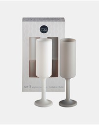 porter green - seff | silicone unbreakable champagne flutes