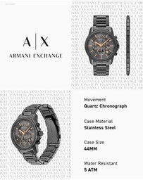 Armani Exchange - Gunmetal Chronograph Watch