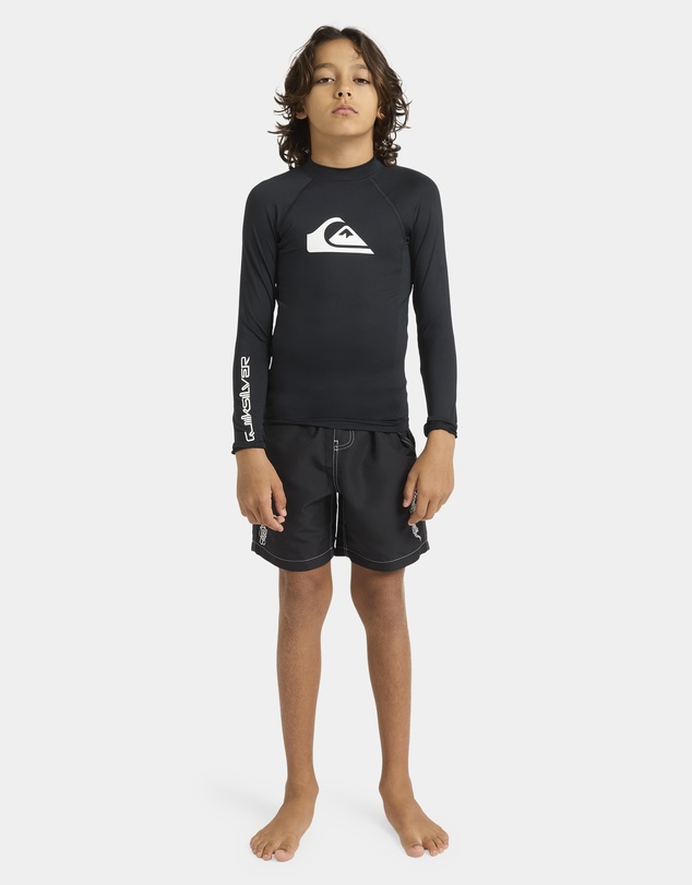 Quiksilver - Boys 4 to 16 Everyday Long Sleeve UPF 50 Rash Vest