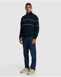 yd. - Battersea 1/4 Zip Sweatshirt