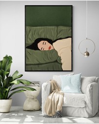 Inka Arthouse - Resting Woman Art Print