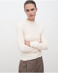 M.N.G - Textured Crepe Top