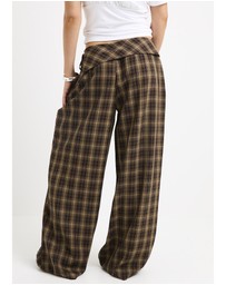 Insight - Martha Fold Over Check Pants
